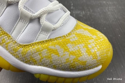 Jordan Air 678 AH7860-107 EasyMatch “Yellow 11 Low Snakeskin” 0926